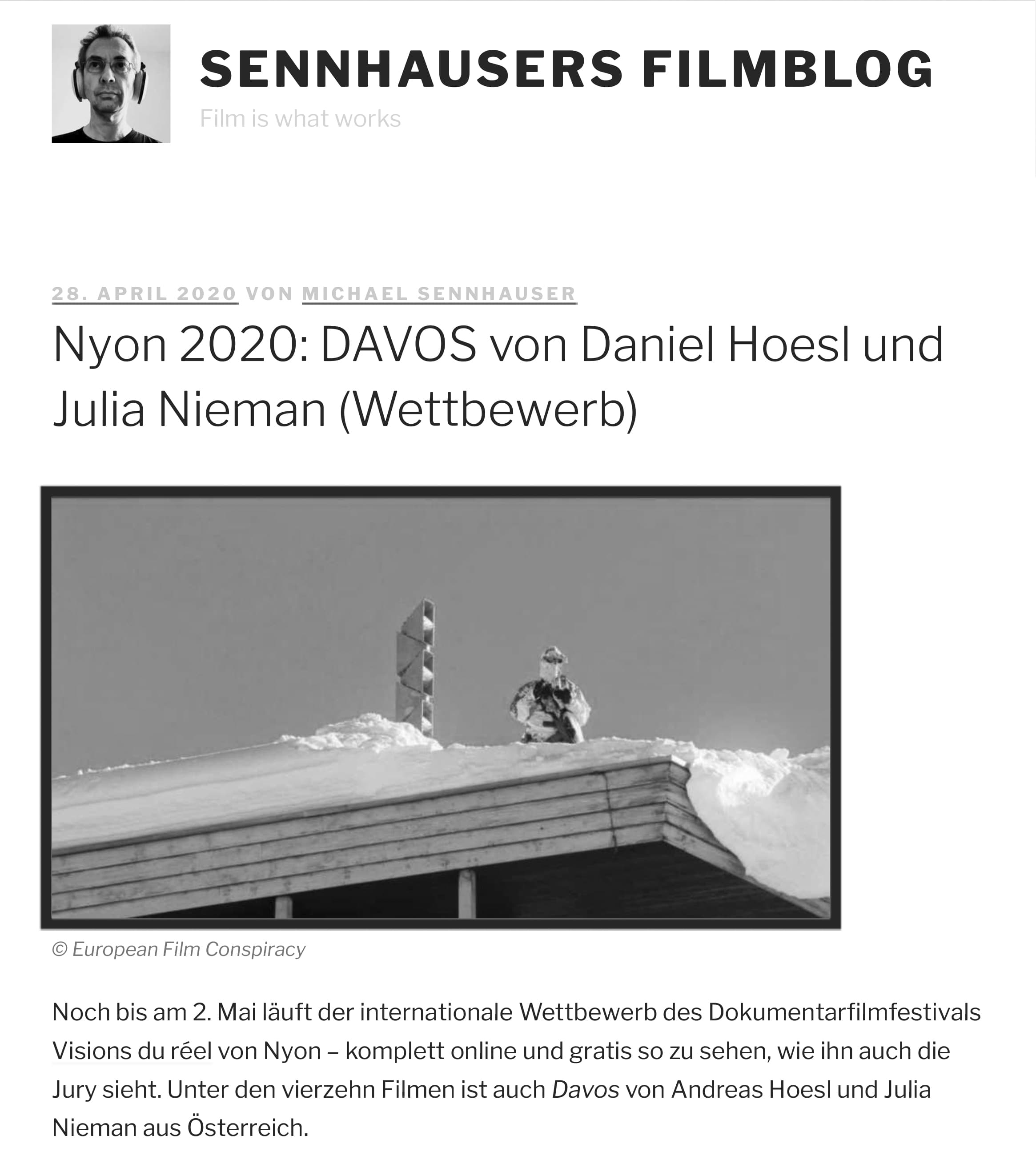 Davos Film Presse